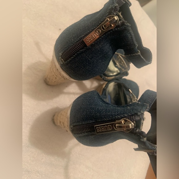 GUESS denim wedges - Picture 2 of 3
